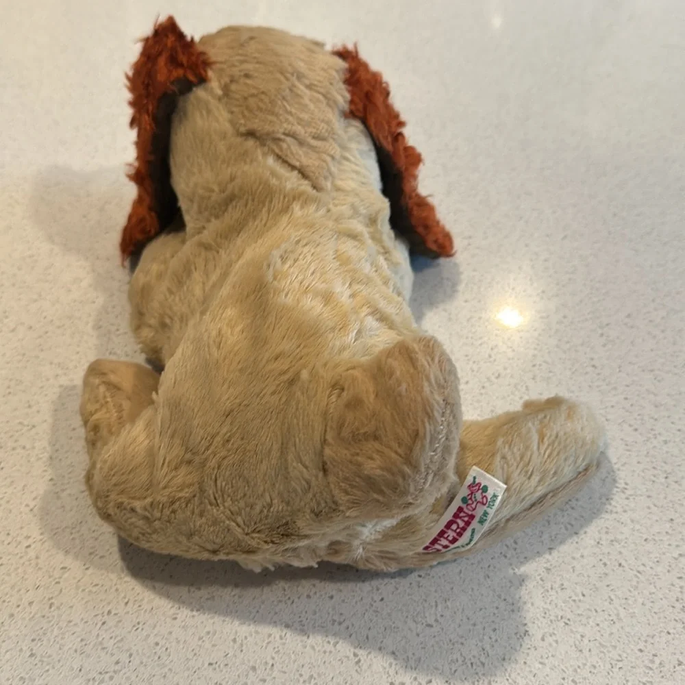Plush Dog Vintage Stern Rubber Face dog Rare!